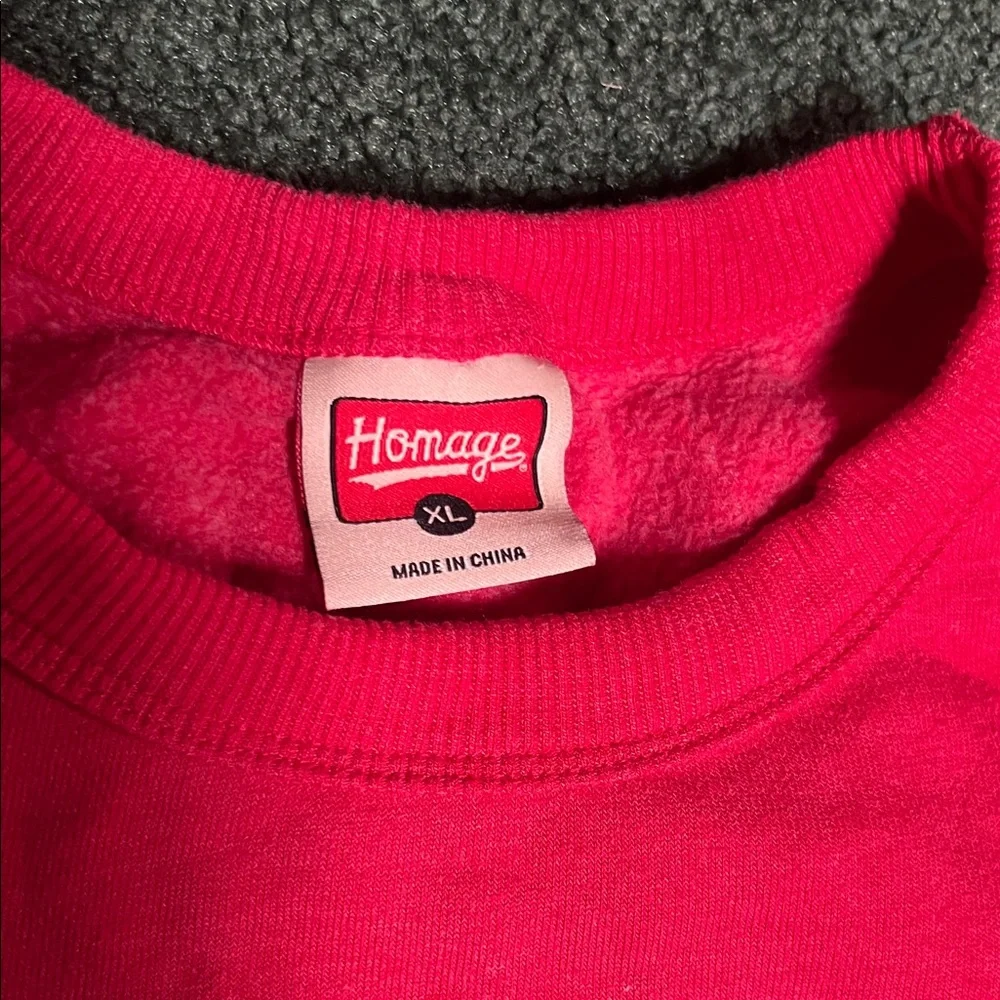Budweiser Colorblock Crewneck Sweatshirt - Red, white & Navy - Picture 3 of 3